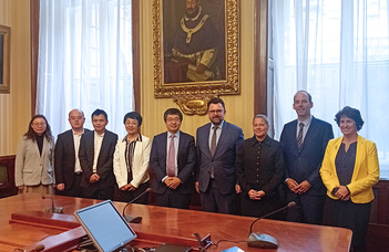 Chinese delegation at the faculty of Law